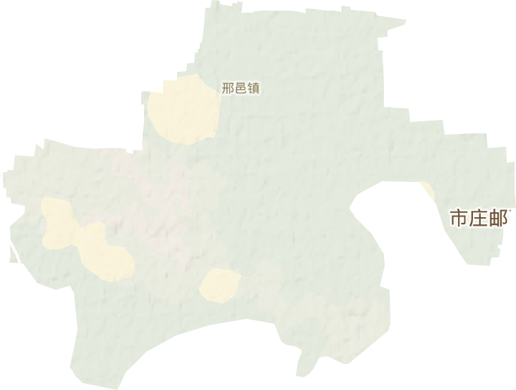 邢邑镇地形地图
