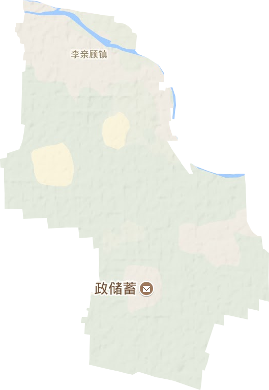 李亲顾镇地形地图