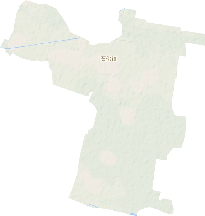 石佛镇地形地图