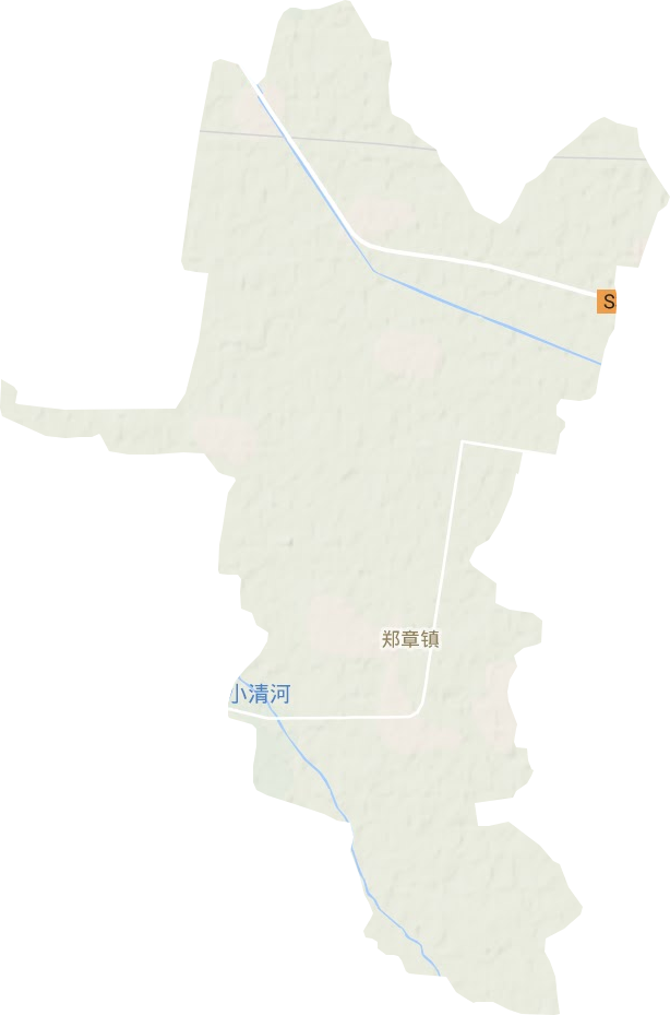 郑章镇地形地图