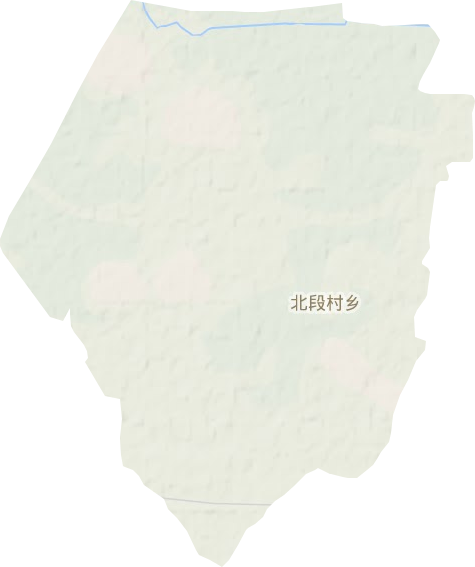 北段村乡地形地图
