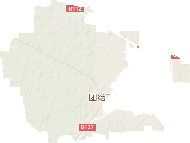 和平街道地形地图