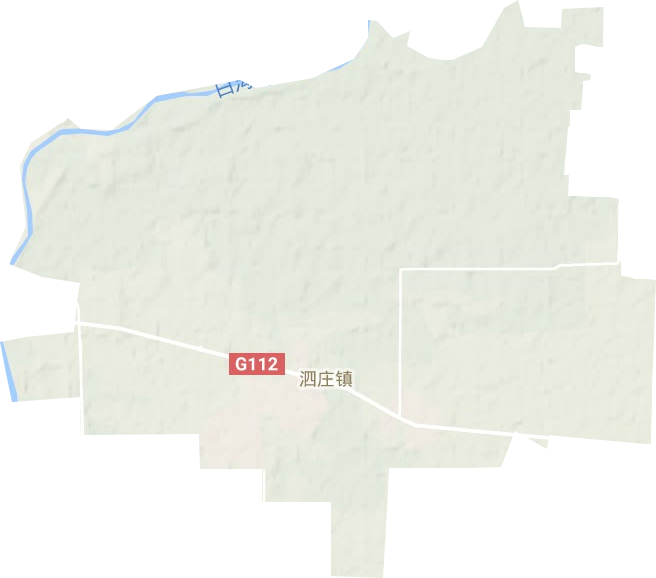 泗庄镇地形地图