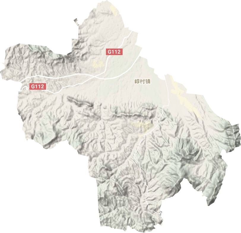 崞村镇地形地图