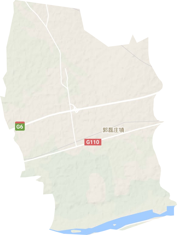 郭磊庄镇地形地图