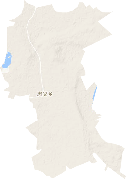 忠义乡地形地图