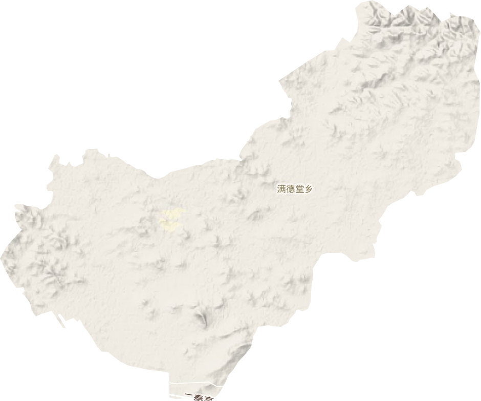 满德堂乡地形地图