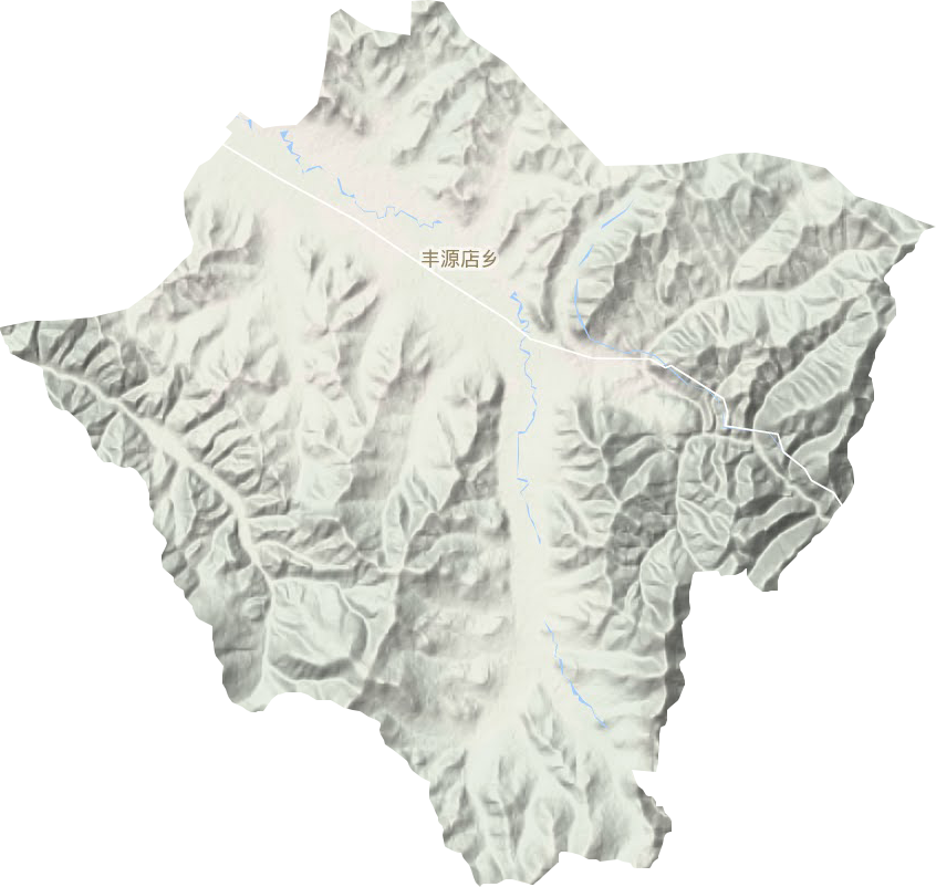 丰源店乡地形地图