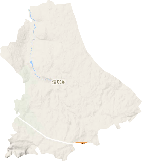 满井镇地形地图