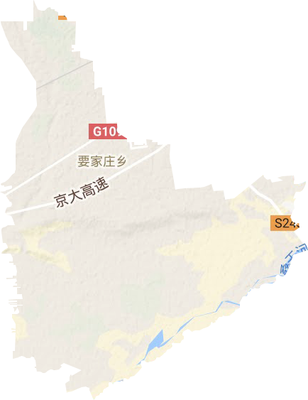 要家庄乡地形地图