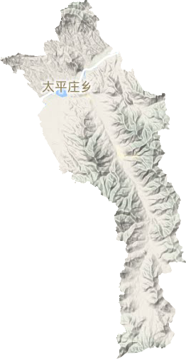 太平庄乡地形地图