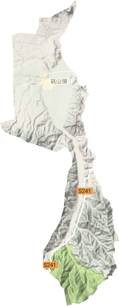 矾山镇地形地图