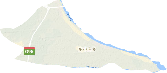 东小庄镇地形地图
