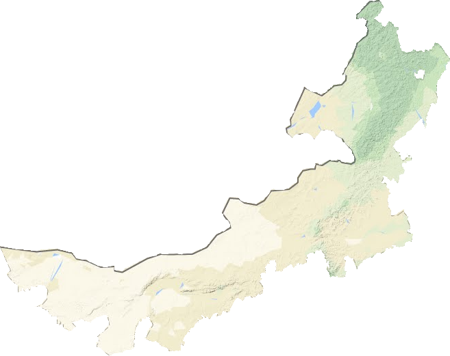 内蒙古自治区地形地图