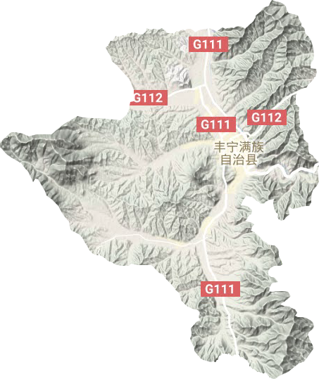 大阁镇地形地图