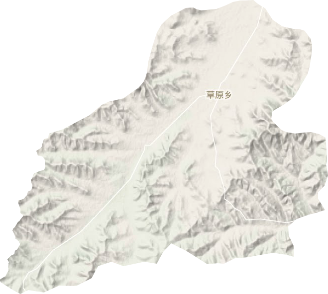 草原乡地形地图