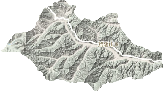 窟窿山乡地形地图