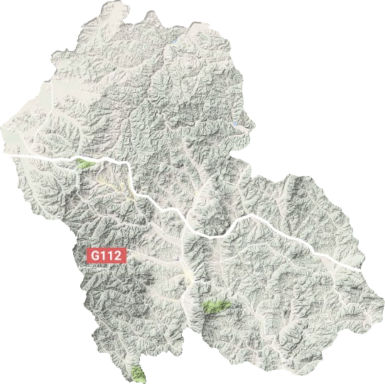 丰宁县地形地图