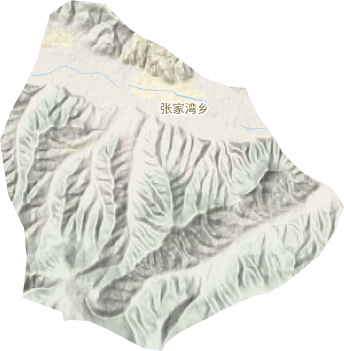 张家湾乡地形地图