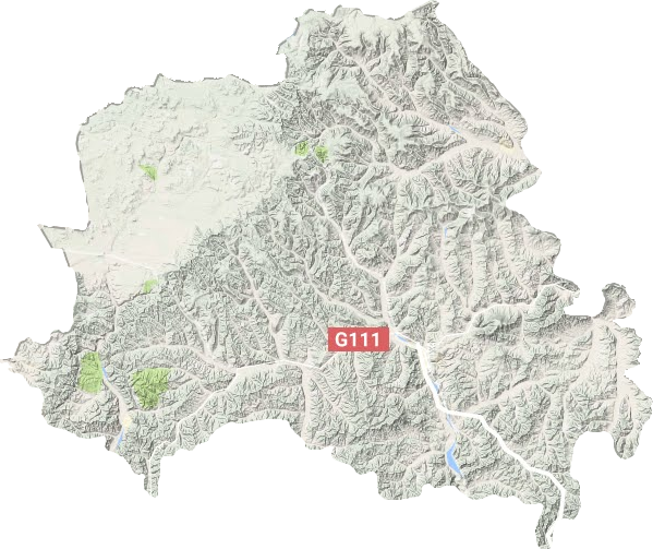 围场县地形地图