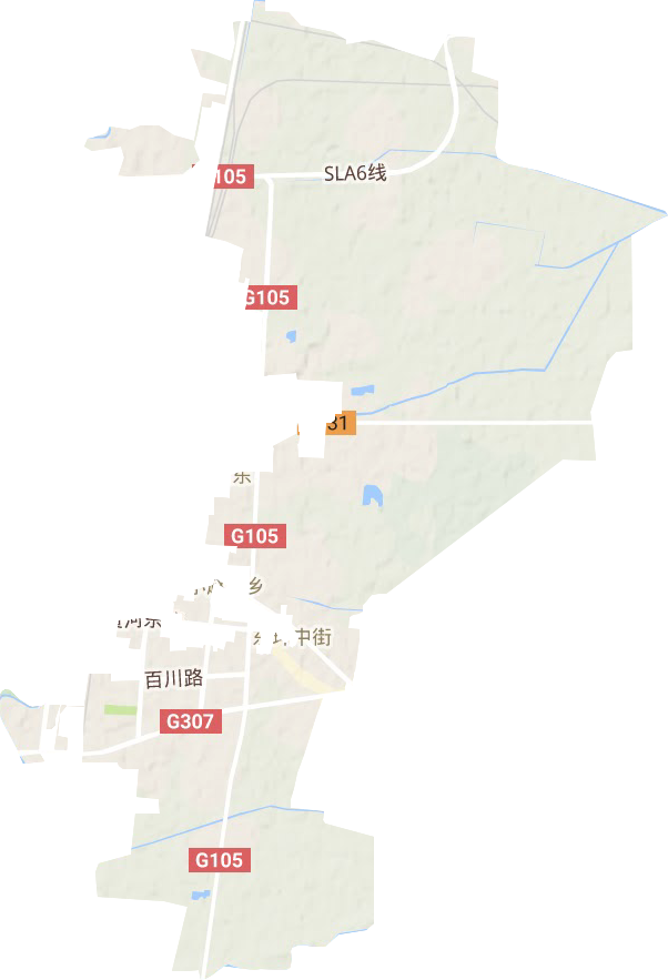 小赵庄乡地形地图