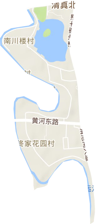 南湖街道地形地图