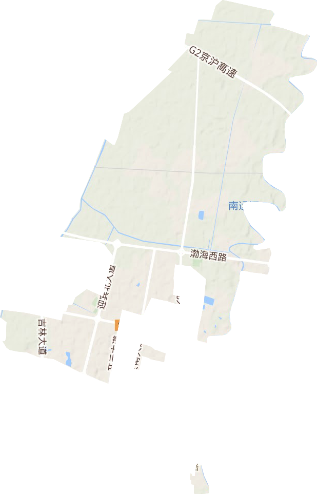 小王庄镇地形地图