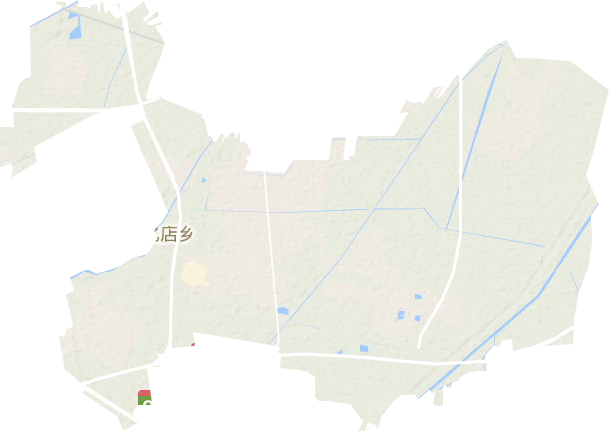 风化店乡地形地图