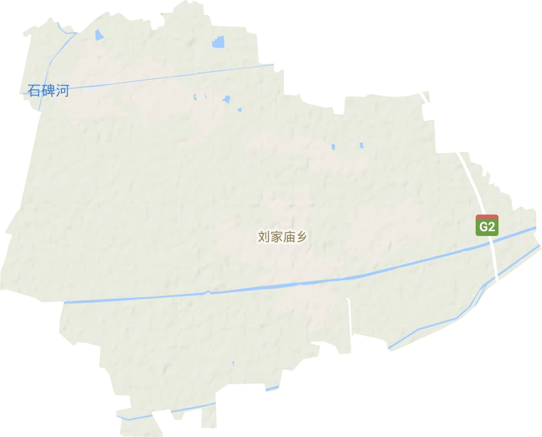 刘家庙乡地形地图