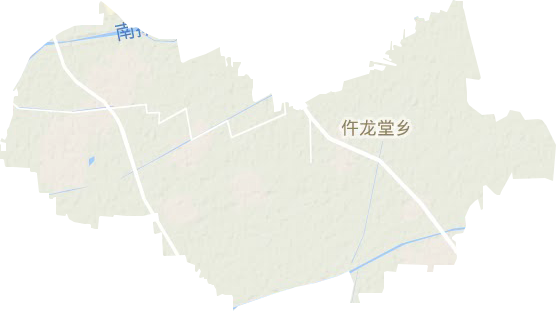 仵龙堂乡地形地图