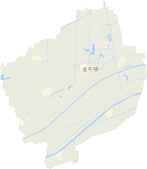 金牛镇地形地图