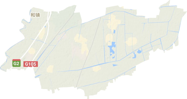 马厂镇地形地图