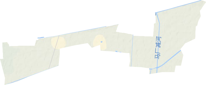 青县农场地形地图