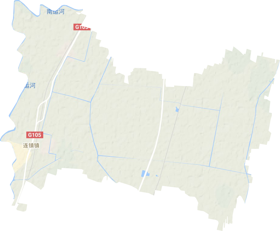 连镇镇地形地图