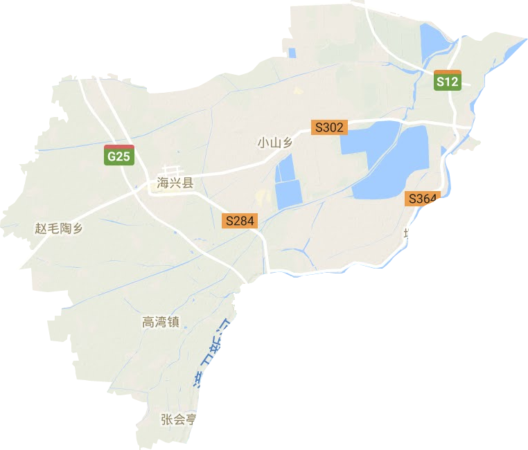 海兴县地形地图