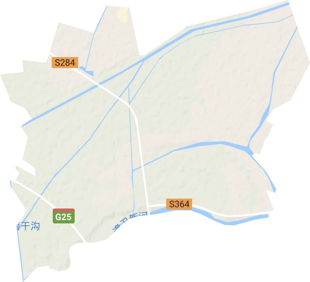 辛集镇地形地图