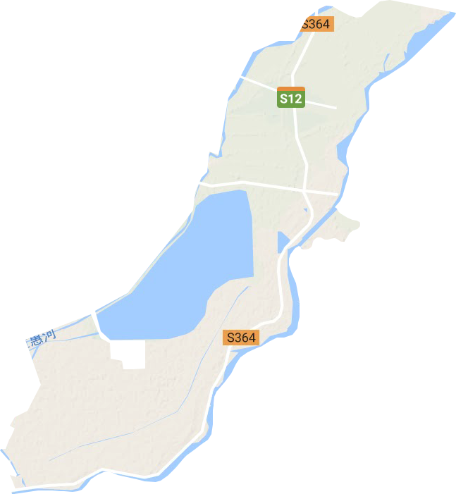 香坊乡地形地图