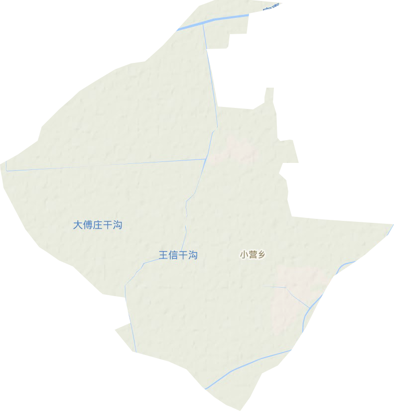 小营乡地形地图