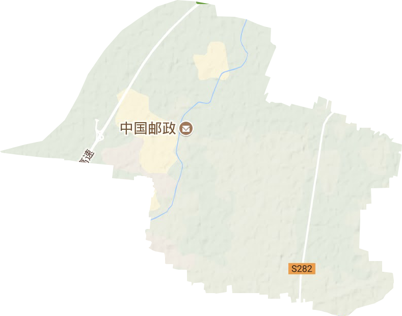 尚村镇地形地图