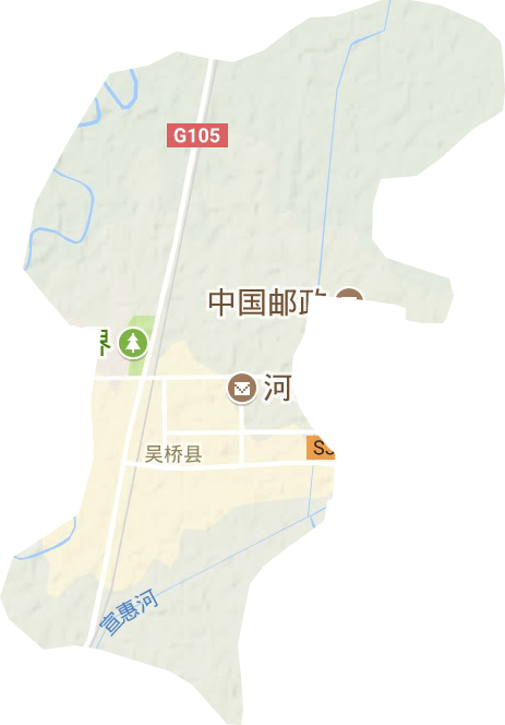 桑园镇地形地图