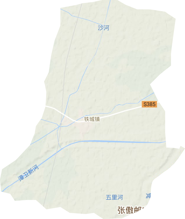 铁城镇地形地图