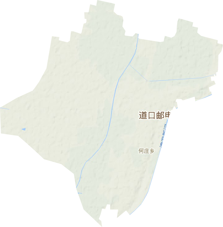 何庄乡地形地图