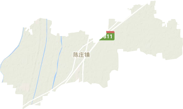 陈庄镇地形地图