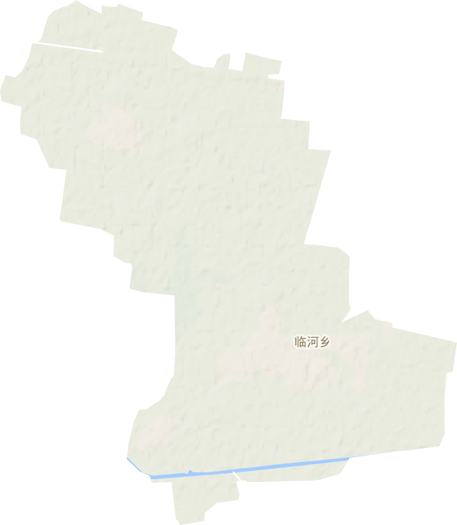 临河乡地形地图