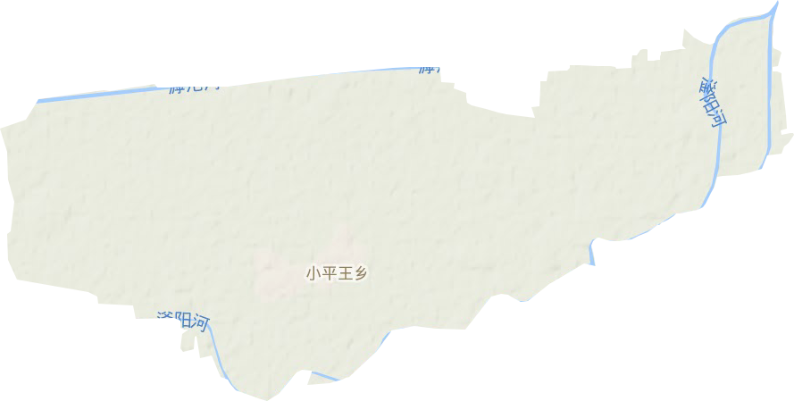 小平王乡地形地图