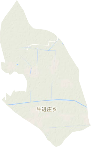 牛进庄乡地形地图