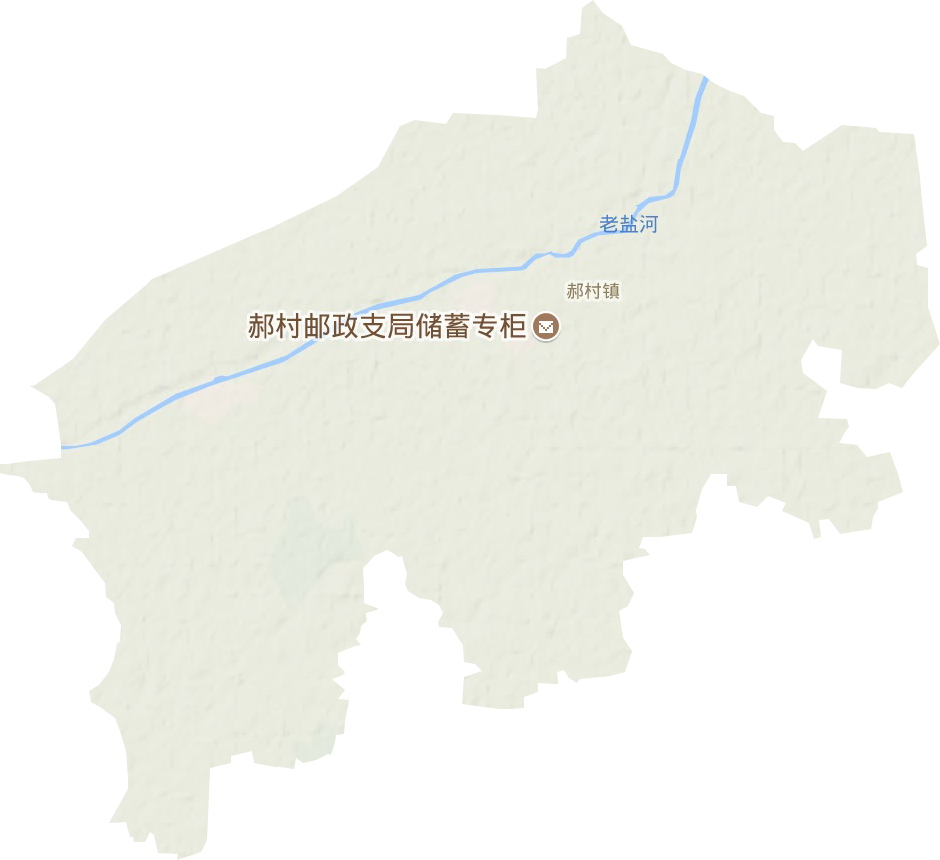 郝村镇地形地图