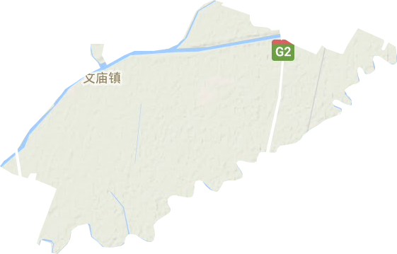 文庙镇地形地图