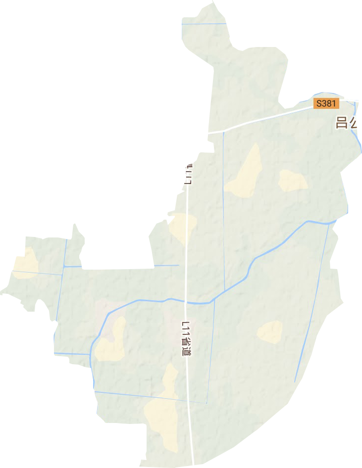 麻家坞镇地形地图