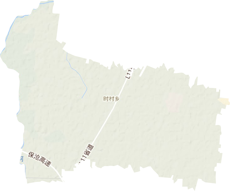 时村乡地形地图
